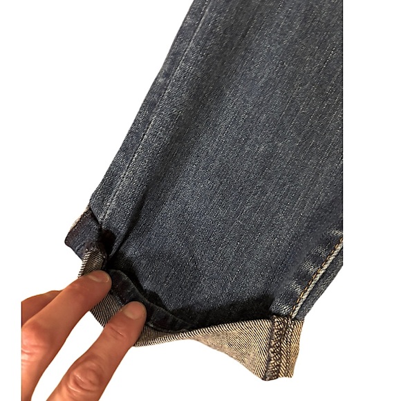 HUDSON JEANS Ginny Straight w/ Cuff Point Break Color Size 28/ US 6 - Picture 3 of 12